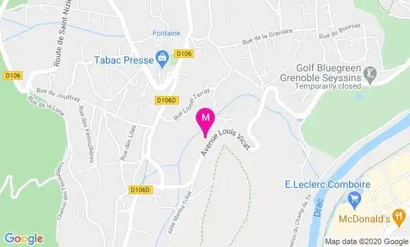 Localisation Dr Jean Esmingeaud