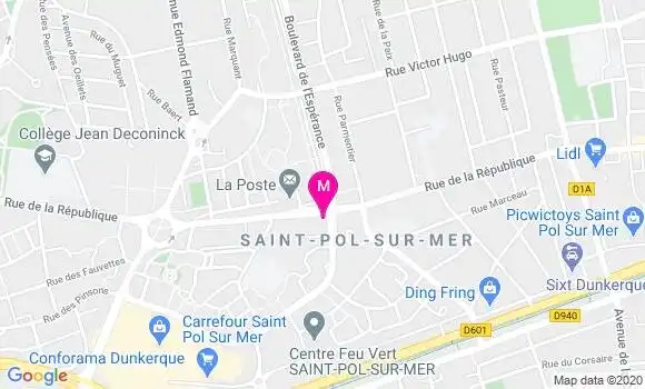 Localisation Dr Jessica Pirot