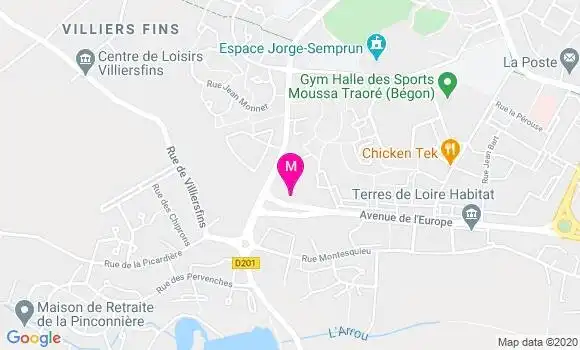 Localisation Dr Philippe Bordet