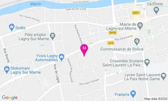 Localisation Dr Pascale Clavier