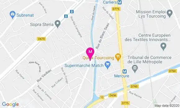 Localisation Dr Donatien Verhenne
