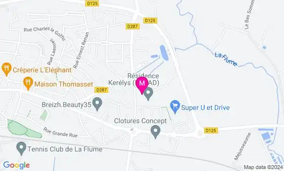 Localisation Dr Fabienne Pele