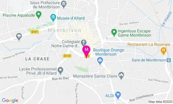 Localisation Dr Marie Noelle Poirieux