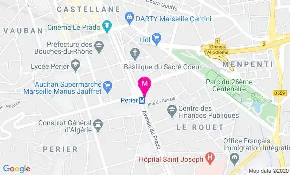 Localisation Dr Michel Tourrasse
