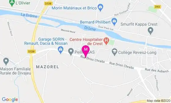 Localisation Dr Taos Girard
