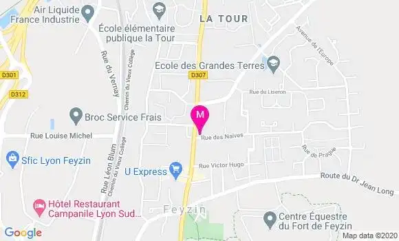 Localisation Dr Clement Aubry