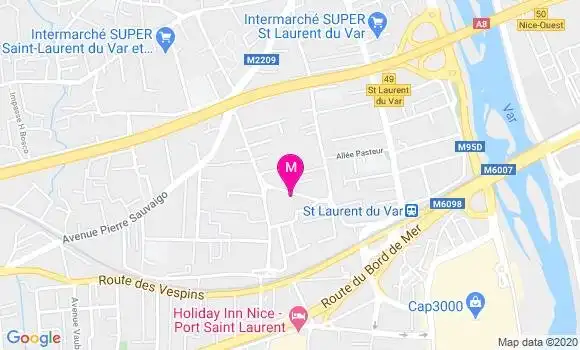 Localisation Dr Sebastien Pommier