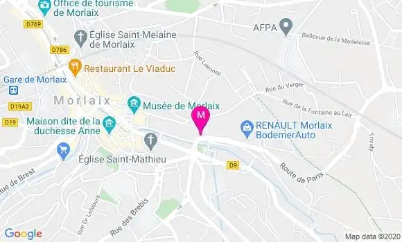 Localisation Dr Antoine Bourhis