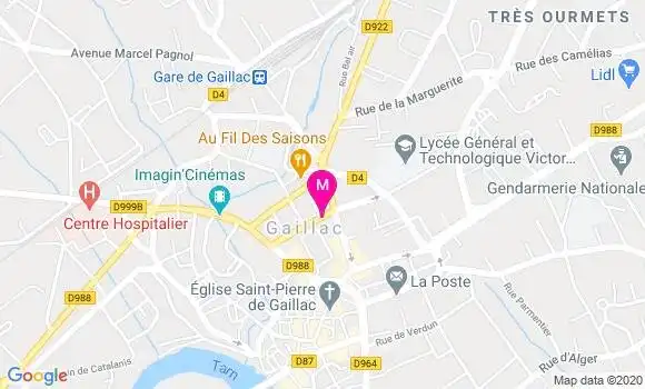 Localisation Dr Audrey Jacquinot