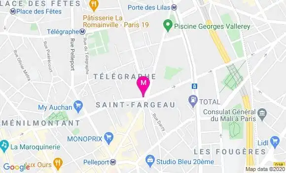 Localisation Dr Marie Pery
