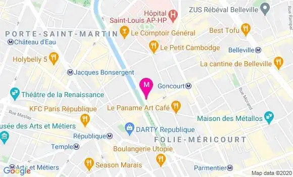 Localisation Dr Jean Pierre Gourbat