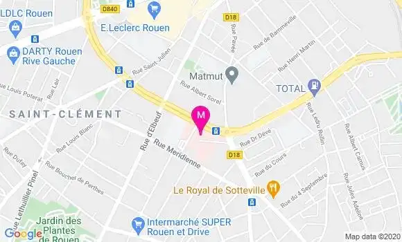 Localisation Dr Caroline Abriou