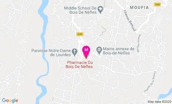 Localisation Dr Coralie Amari