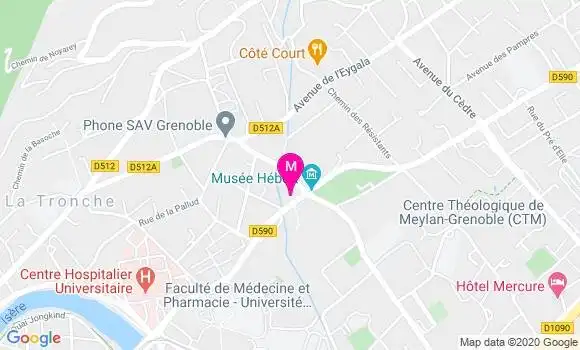 Localisation Dr Jeanne Maurice