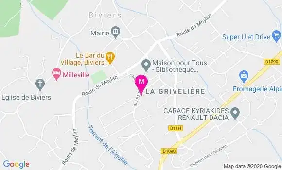 Localisation Dr Claire Portal