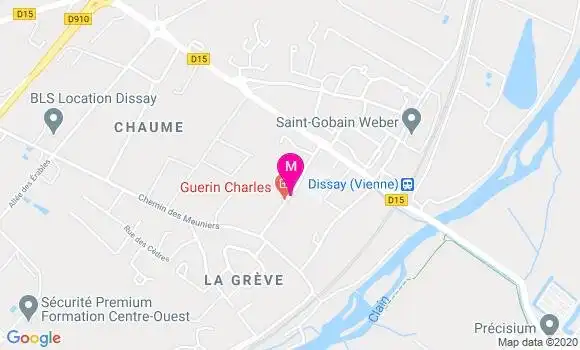 Localisation Dr Aurelie Charonnet