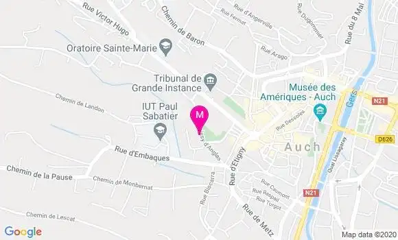 Localisation Dr Francois Manaud