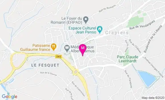 Localisation Dr Michel Martin