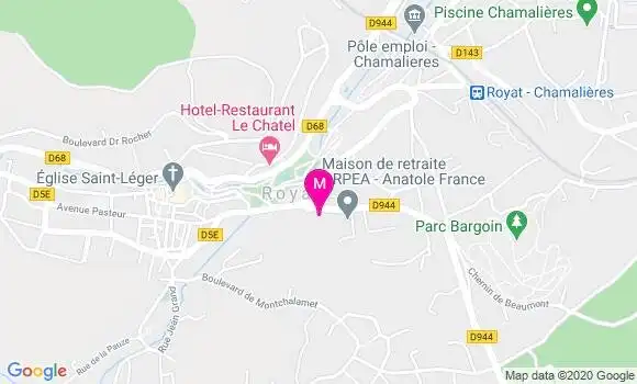 Localisation Dr Corinne Lechesne