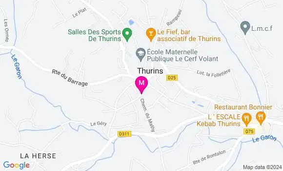 Localisation Dr Pauline Guimet