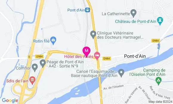Localisation Dr Pauline Rivier