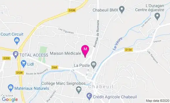 Localisation Dr Benoit Bourrel