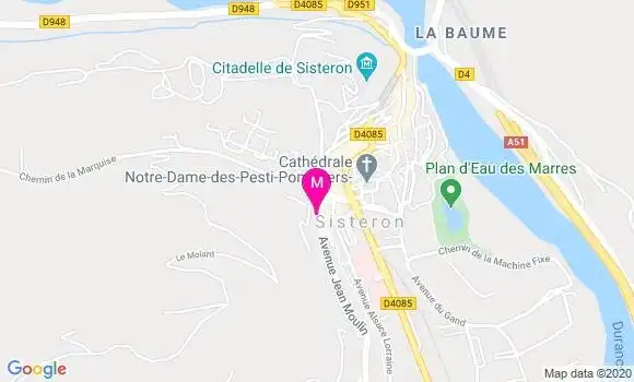 Localisation Dr Gwenaelle Le Driant