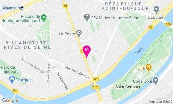 Localisation Dr Alexandra Jarry