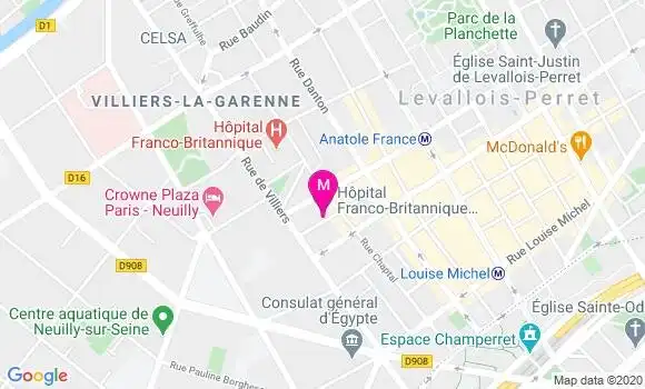 Localisation Dr Laure Fretin