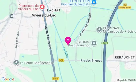 Localisation Dr Vincent Maurice