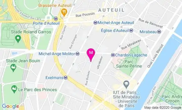 Localisation Dr Frederique Chiva