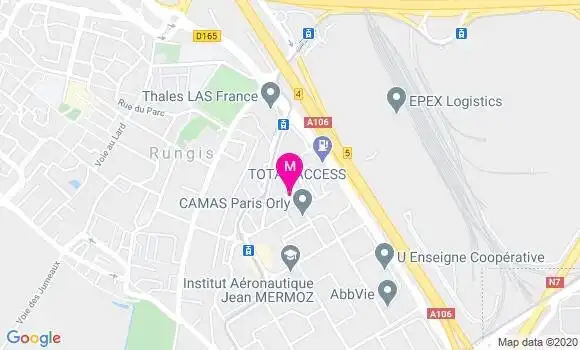 Localisation Dr Frederic Lavie