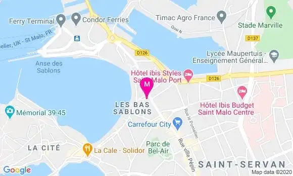 Localisation Dr Catherine Chapuis