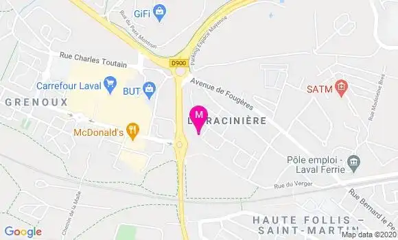 Localisation Dr Cecile Viot Huchet