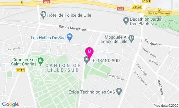 Localisation Dr Jeanne Honore Pelzer