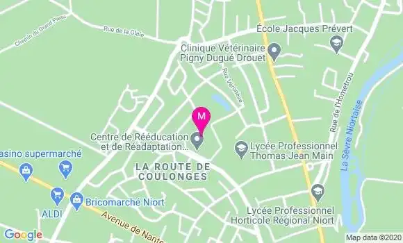 Localisation Dr Danielle Gueudet