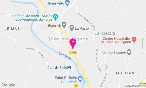 Localisation Dr Corinne Masson