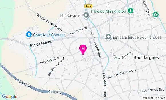 Localisation Dr Clémence Carron Thomas