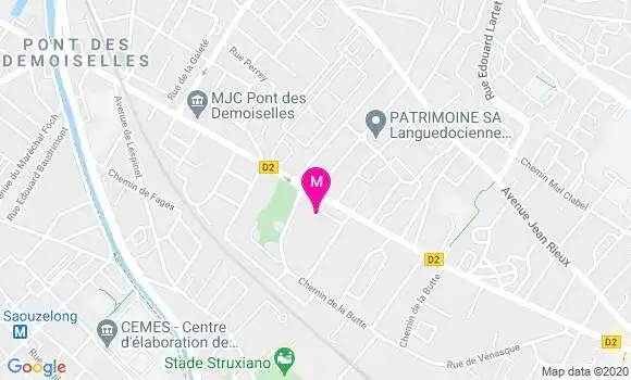 Localisation Dr Frederique Valton