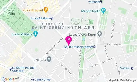 Localisation Dr Christine Gardel