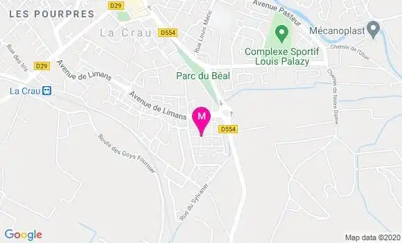 Localisation Dr Emmanuel Mulin