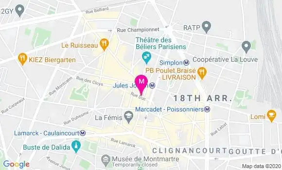Localisation Dr Laurence Peignot