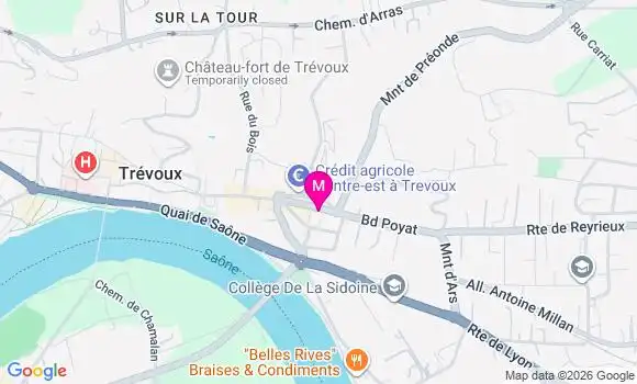 Localisation Dr Marion Pouillat