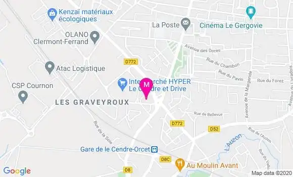 Localisation Dr Clement Rage
