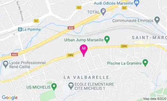 Localisation Dr Jean Luc Pinguet