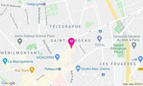 Localisation Dr Brigitte Stahl