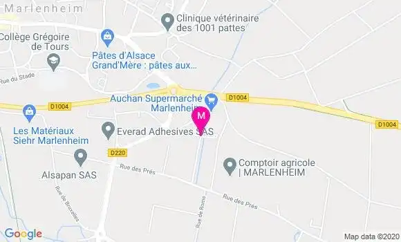Localisation Dr Matthieu Voelckel