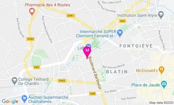 Localisation Dr Charlotte Piech