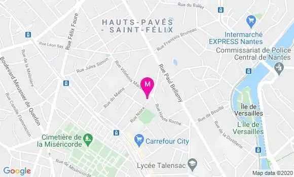 Localisation Dr Christelle Meurisse