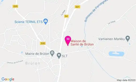 Localisation Dr Agathe Denis Gaubert